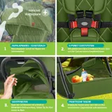 KIDIZ® Kinderwagen klappbar Reise Buggy Faltbar Kinder Sportwagen 0-48 Monate – Bild 4