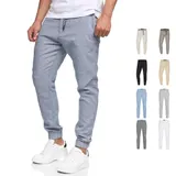 Indicode Herren Leinenhose Blnda-Stoffhose Leichte Sommerhose Pants Männer Chino – Bild 7