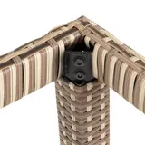 Polyrattan Sitzgruppe Gartenmöbel Set f. 8 Personen Rattan Gartenset Beige-Braun – Bild 5