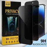 Sicht Schutz Panzer Folie für iPhone 12 13 14 15 16 17 18 Blickschutz Anti Spy – Bild 1