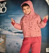 CRIVIT® Pro Mädchen Skijacke Schneejacke Funktional mit Kapuze Winter Ski Warm  – Bild 1