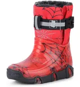 LADEHEID Gefütterte Schneeschuhe Kinder Jungen Mädchen Stiefel PVC 21-35 – Bild 1