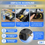 ZMC 2in1 Gasgrill Tischgrill Campingkocher 2,2kW mit 4x Gas + Adapter mit Pfanne – Bild 7