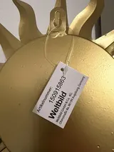 Wanddeko Weltbild Sonne Gold - 29cm - Dekoration, Wohnzimmer, Badezimmer, Küche – Bild 4