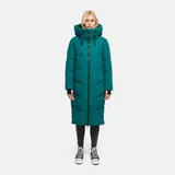 Marikoo Damen Winter Steppjacke Stepp Jacke lang warm Mantel Parker B979 NEU – Bild 1