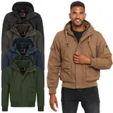 A. Salvarini warme Herren Designer Winter Jacke Teddyfell gefüttert Winterjacke – Bild 7