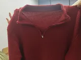 Herren Strickpullover Warm Pullover Sweater Half Zip-Herrenpullover Stehkragen – Bild 8