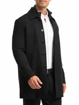 Indicode Herren Mantel INBenyome-Parka Kurzmantel Reißverschluss Männer – Bild 2