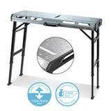 STAHLWERK Mobiler Schweißtisch 1068 x 532 mm Werkbank Werktisch Höhenverstellbar – Bild 1