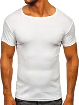 T-Shirt Tee Rundhals Kurzarm Classic Basic Casual Sport Herren BOLF Unifarben – Bild 1