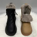 Damen Schuhe Stiefeletten Winterschuhe Boots Damenschuhe Sneaker Stiefel – Bild 8