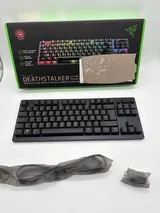 Razer DeathStalker V2 Pro TKL Red Tastatur DE QWERTZ Wireless RGB sehr gut – Bild 1