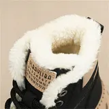 Damen Winter Schneeschuhe Warm Stiefel Flache Boots Stiefeletten Winter Schuhe – Bild 11
