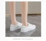 Damen Sneaker Sportschuhe Turnschuhe Laufschuhe Freizeit Schuhe Schnürung DE – Bild 3