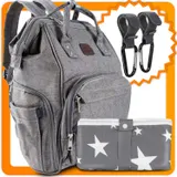 Wickelrucksack Wickeltasche Baby Set Windelrucksack Windeltasche Babytasche Mama – Bild 1