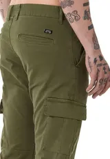 Redbridge Herren Chino Cargo Hose Denim Pants Jeans Basic Freizeithose Taschen – Bild 8
