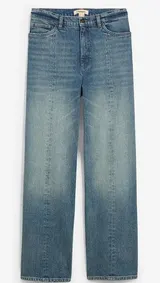 Damen Jeans Loose Fit in dunkel blau used Optik High Waist Gr. 36 - 54 neu 62115 – Bild 11