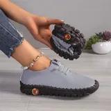 Damensneaker Sportschuhe Sneaker Freizeit Lederschuhe Turnschuhe Bequeme Schuhe – Bild 7