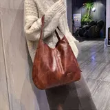 Damen Tasche Leder Crossbody Schultertasche Umhängetasche Handtasche Shopper Bag – Bild 7
