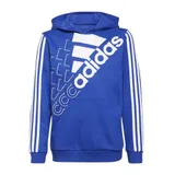 Adidas Kinder Hoodie Jungen ESS Logo Sweatshirt Kapuzenpullover Blau Weiß – Bild 1
