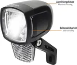 170 Lux LED E-Bike Fahrrad Scheinwerfer mit Reflektor Frontlampe Licht 8-48V DC – Bild 3