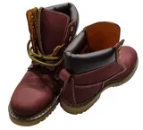 Herbststiefel Winterstiefel Mädchen Boots Stiefel Leder Dunkelrot Größe 33 – Bild 5