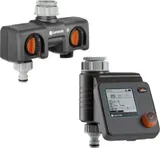 Gardena Bewässerungssteuerung Select & 2 Wege Verteiler Bewässerungscomputer – Bild 1