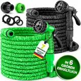 TRESKO® Flexibler Gartenschlauch flexibel Wasserschlauch dehnbarer Flexischlauch – Bild 8