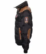 Geographical Norway Designer Herren Jacke Winterjacke Stepp Parka Schwarz Blau – Bild 4