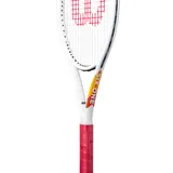 Wilson Six One Tennisschläger Komfortschläger 264g Unisex weiß – Bild 4