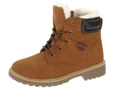 Kinder Boots Stiefeletten Winterschuhe Stiefel Gefütterte Schuhe 28-35 Camel – Bild 6