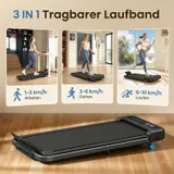 Laufband Für Zuhause mit Steigung 10% Elektrisch Klappbar Walking Pad bis 145kg – Bild 4