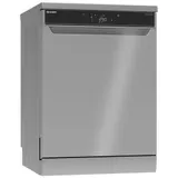 Sharp Freistehender Geschirrspüler 60 cm Edelstahl 14 Maßgedecke AquaStop A – Bild 3