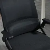 Bürostuhl Ergonomisch, Schreibtischstuhl mit Verstellbar Kopfstütze Mesh Schwarz – Bild 10