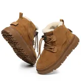 Kinder Junge Schneestiefel Schuhe Mädchen Winter Warme Stiefel Gefüttert Schuhe – Bild 3