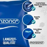 monzana Poolkissen Luftkissen Winterkissen Sicherheitsventil 4 Ösen 6m Seil XXL – Bild 5