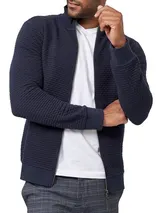 Indicode Herren Sweatjacke Bermie-Strickjacke Pullover Stehkragen Reißverschluss – Bild 3