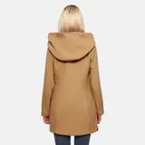 Marikoo Damen Mantel Trenchcoat Übergangs Jacke Parka Lang B819 – Bild 4