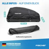 Dachbox Auto faltbar FISCHER Dachtasche 270 Liter Vol. 100x40x80 wasserabweisend – Bild 8