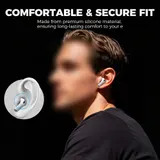 Bequeme Silikon Ohrstöpsel für AirPods für pro3 S/M/L 6er Pack Schwarz für weiß – Bild 4