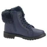 Damen Boots Stiefeletten Stiefel Schnür-Booty Winterstiefel Gefütterte Schuhe – Bild 2