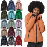 Marikoo Damen Stepp Jacke Steppjacke Übergangsjacke Herbst Winter gesteppt B986 – Bild 9