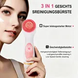 Ultraschall Gesichtsbürste mit 3 Aufsätzen Elektrische Gesichtsreinigungsbürste – Bild 13