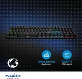 Nedis Mechanische Gaming-Tastatur DE-US-ND Layout mit LED-Beleuchtung Schwarz – Bild 7