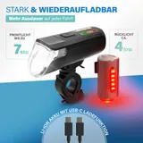Fahrradbeleuchtung FISCHER LED Beleuchtungs-Set 60 Lux mit 360° Bodenbeleuchtung – Bild 5