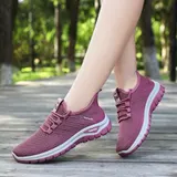 Laufschuhe Damen Leichtgewichts Jogging Turnschuhe Atmungsaktiv Fitness Sneaker – Bild 2