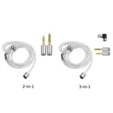 3-in-1 Kopfhörer Verlängerungskabel Typ-C auf 3,5 mm und 4,4 mm 1,2 m Länge – Bild 11