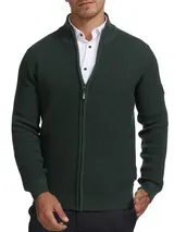 Indicode Herren Strickjacke INLayton-Cardigan Feinstrick Pulli Markenpullover – Bild 2