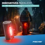 Fahrradbeleuchtung FISCHER LED Beleuchtungs-Set 60 Lux mit 360° Bodenbeleuchtung – Bild 4