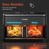 Cosori CAF-R901-AEU Doppel-Heißluftfritteuse Airfryer 8,5L10-in-1 Funktion 1750W – Bild 8